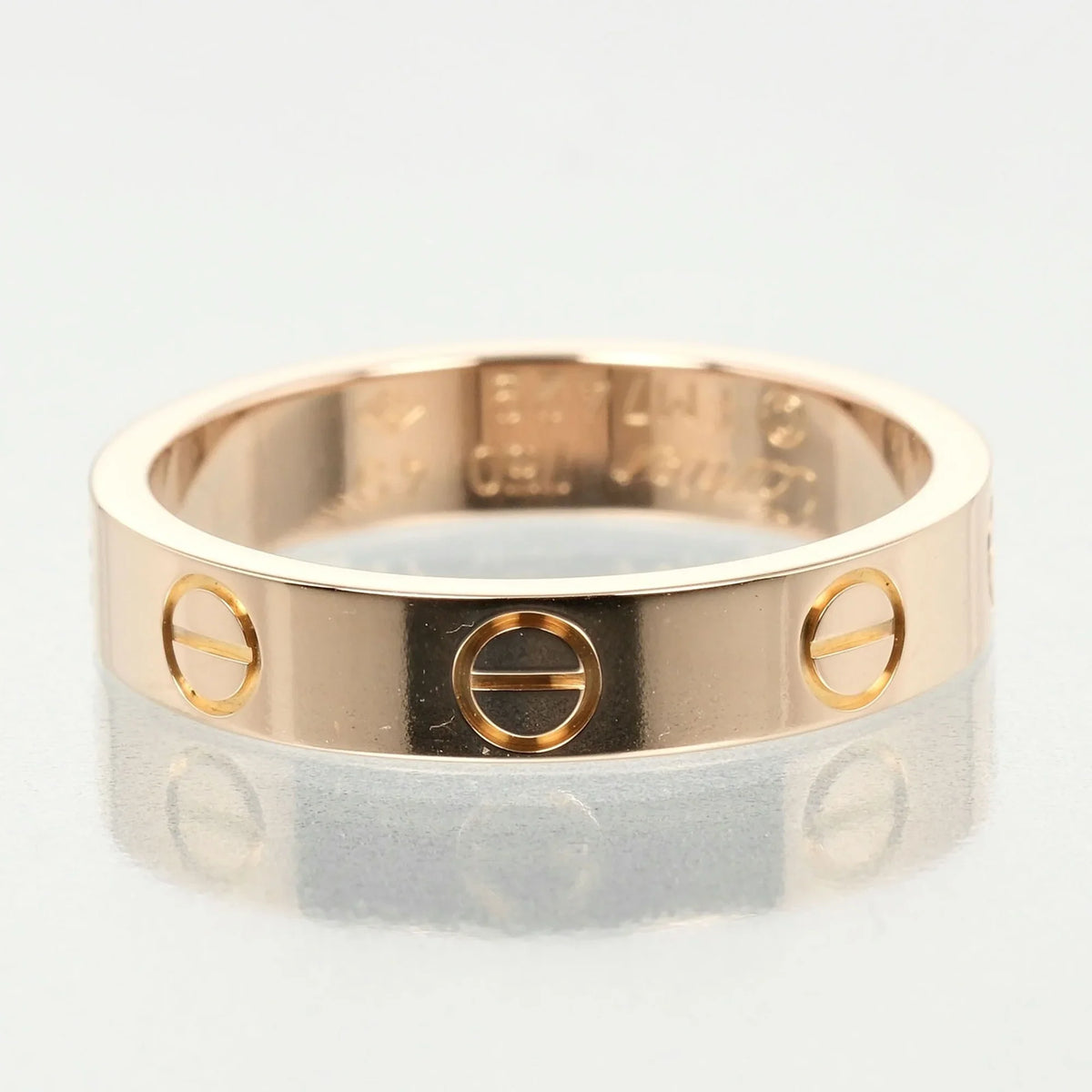 Pre-Owned Cartier Love Wedding Ring Sizeize 9, K18 PG Pink Gold, Approx. 3.6g I132124020 (Good)