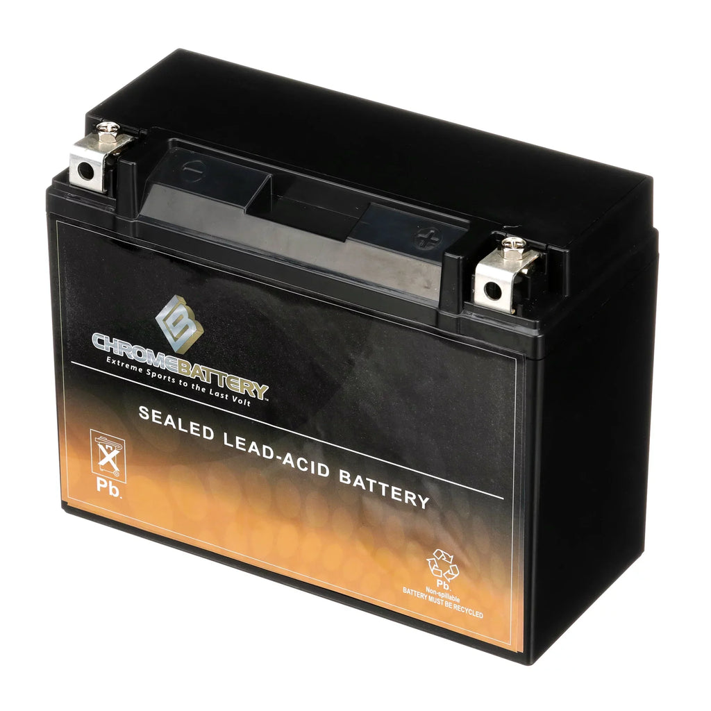 Chrome Battery Y50-n18l-a3 (50-n18l-a3 12 Volts,20 Ah, 260 Cca) Motorcycle Battery for Honda Gl1100 Gold Wing 1100cc 80-'83