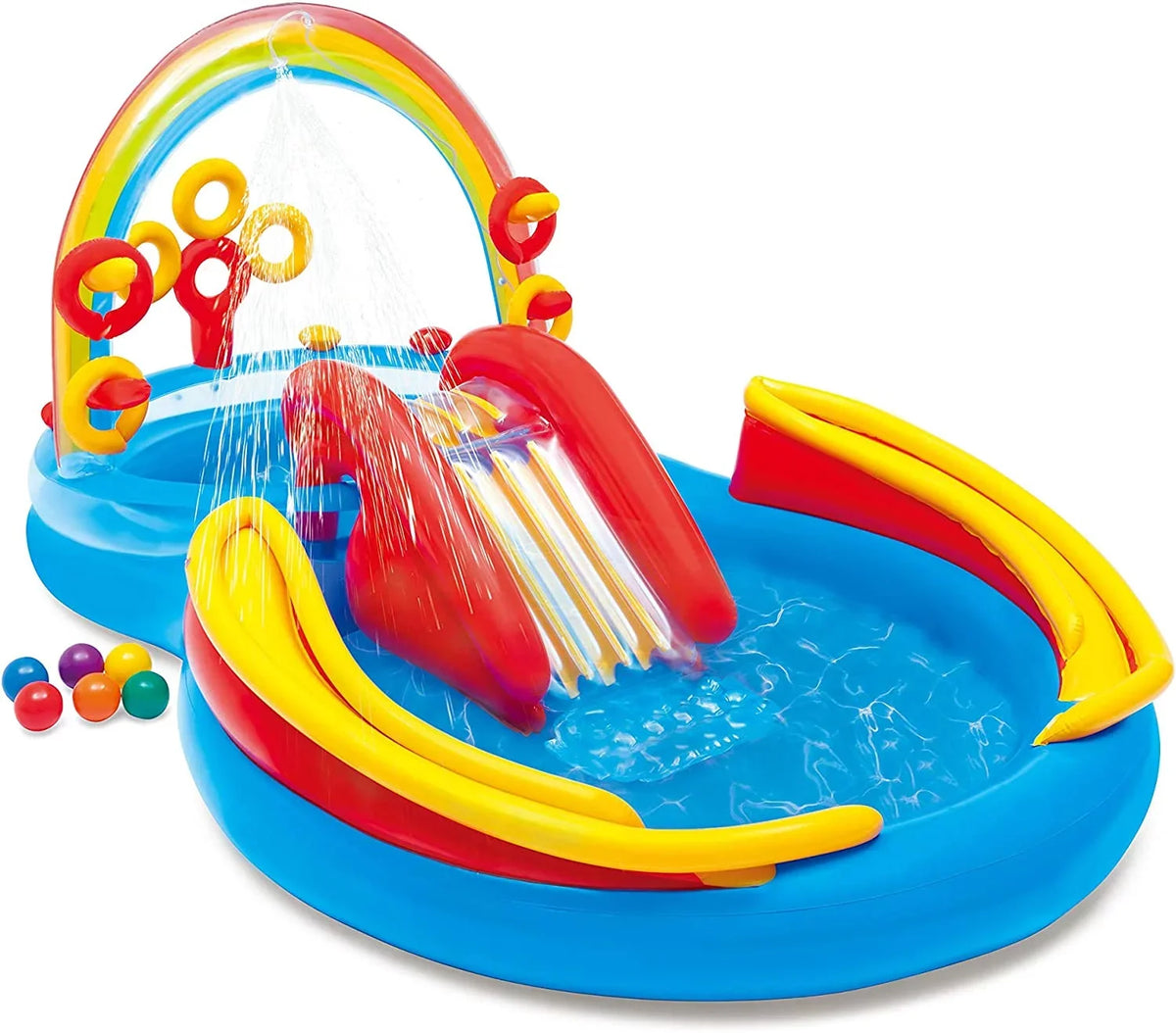 Rainbow Ring Inflatable Play Center, For Ages 2+