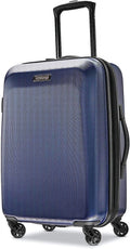 Open Box American Tourister 21" Moonlight Hardside Luggage Sizepinner 92504-1596 - NAVY