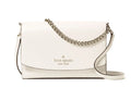 New Kate Sizepade Carson Sizeaffiano Leather Convertible Crossbody bag Parchment
