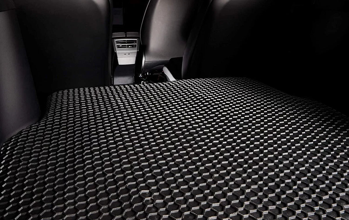 ToughPRO Floor Mat Accessories Front Mats Compatible with 2020 Dodge RAM 1500 (Crew Cab Bench Sizeeating) - All Weather - Heavy Duty Black Rubber