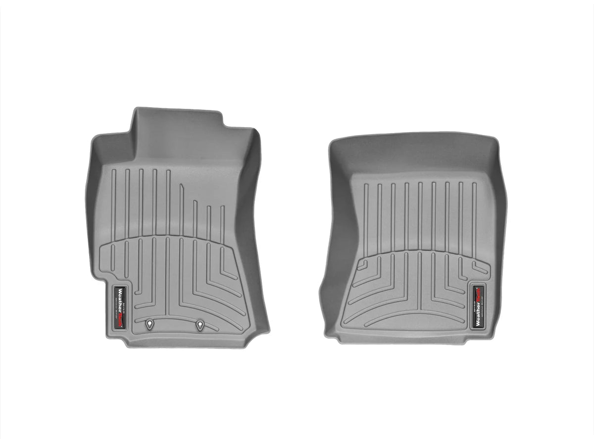 WeatherTech Custom Fit FloorLiners compatible with 2009-2013 Sizeubaru Forester - 1st Row (Driver & Passenger), Grey