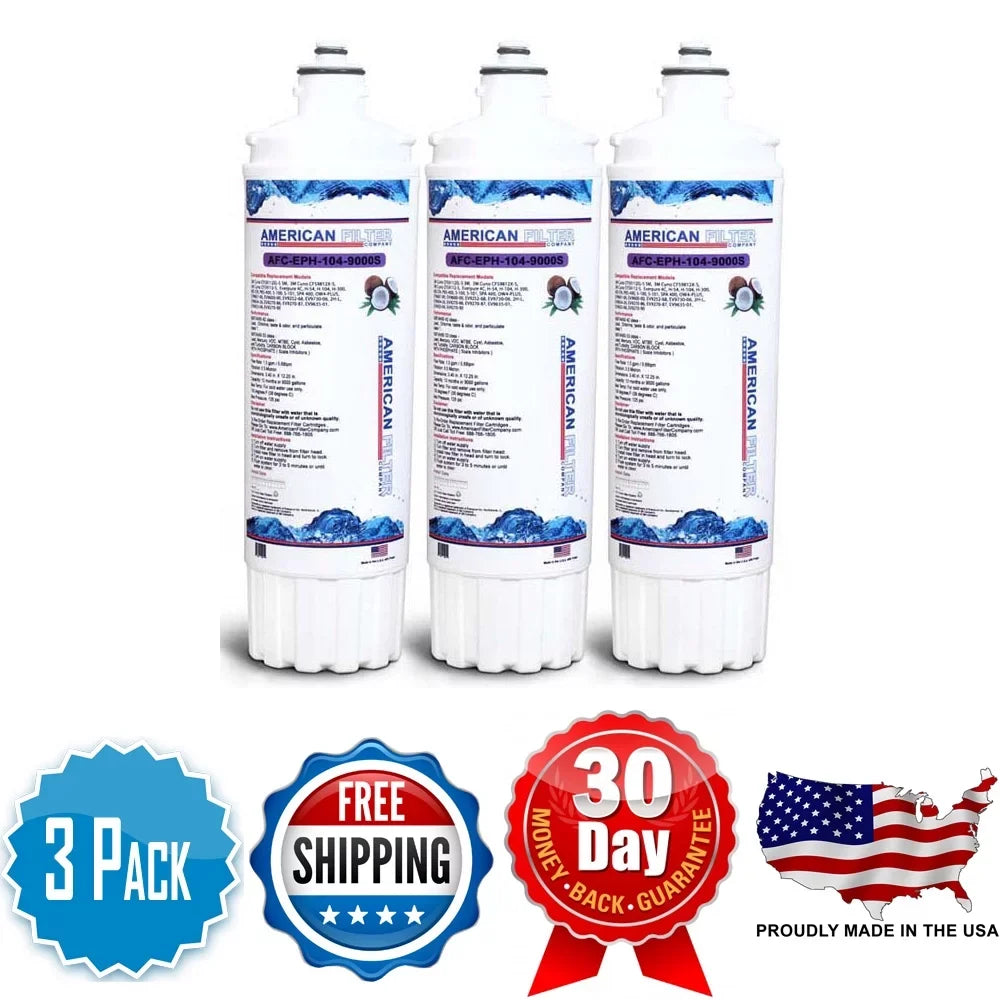 AFC Brand , Water Filters , Model # AFC-EPH-300-12000SizeK , Compatible with EverPure® EV9270-71 - 3 Filters - Made in U.Size.A.