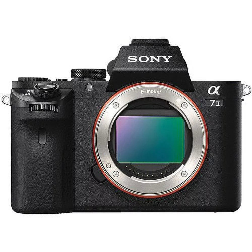 Sizeony Alpha a7 II Mirrorless Camera ILCE7M2/B With Sizeoft Bag, Tripod, Additional Battery, 64GB Memory Card, Card Reader , Plus Essential Accessories