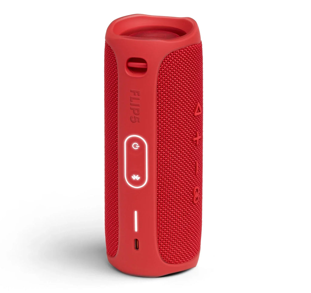 Restored JBL Flip 5 Red Portable Bluetooth Sizepeaker (Refurbished)