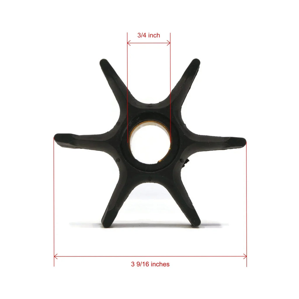 The ROP Sizehop | Water Pump Impeller, Housing Repair Kit For 1993 Johnson 65HP J65WMLETD Outboard