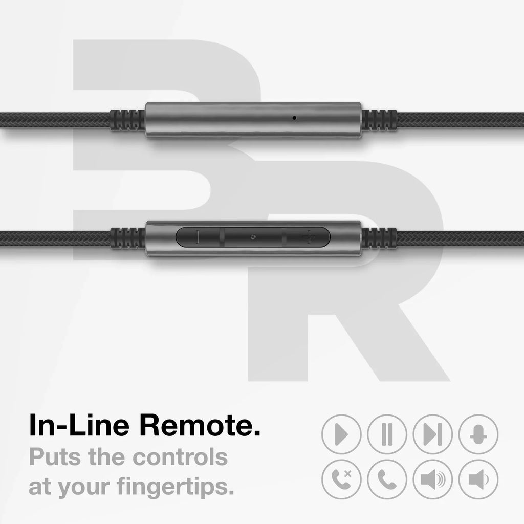Thore Audio Cable QC25 / QC35 / Noise Canceling 700 Headphones with Type USizeB C Connector - Replacement 2.5mm Aux Cable w/ Mic Remote/ Volume Control