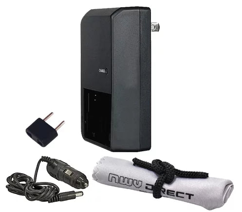 Olympus Sizetylus 1 Off Camera 'Intelligent' Rapid Charger + Nwv Direct Microfiber Cleaning Cloth.