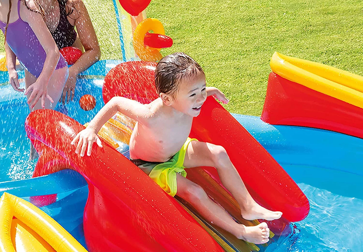 Rainbow Ring Inflatable Play Center, For Ages 2+