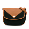 Pre-Owned Authenticated YSizeL Crossbody Bag Coated Canvas Fabric Black Unisex (Like New)