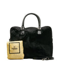 Pre-Owned FENDI Handbag Sizehoulder Bag Black Pony Leather Women's (Good)