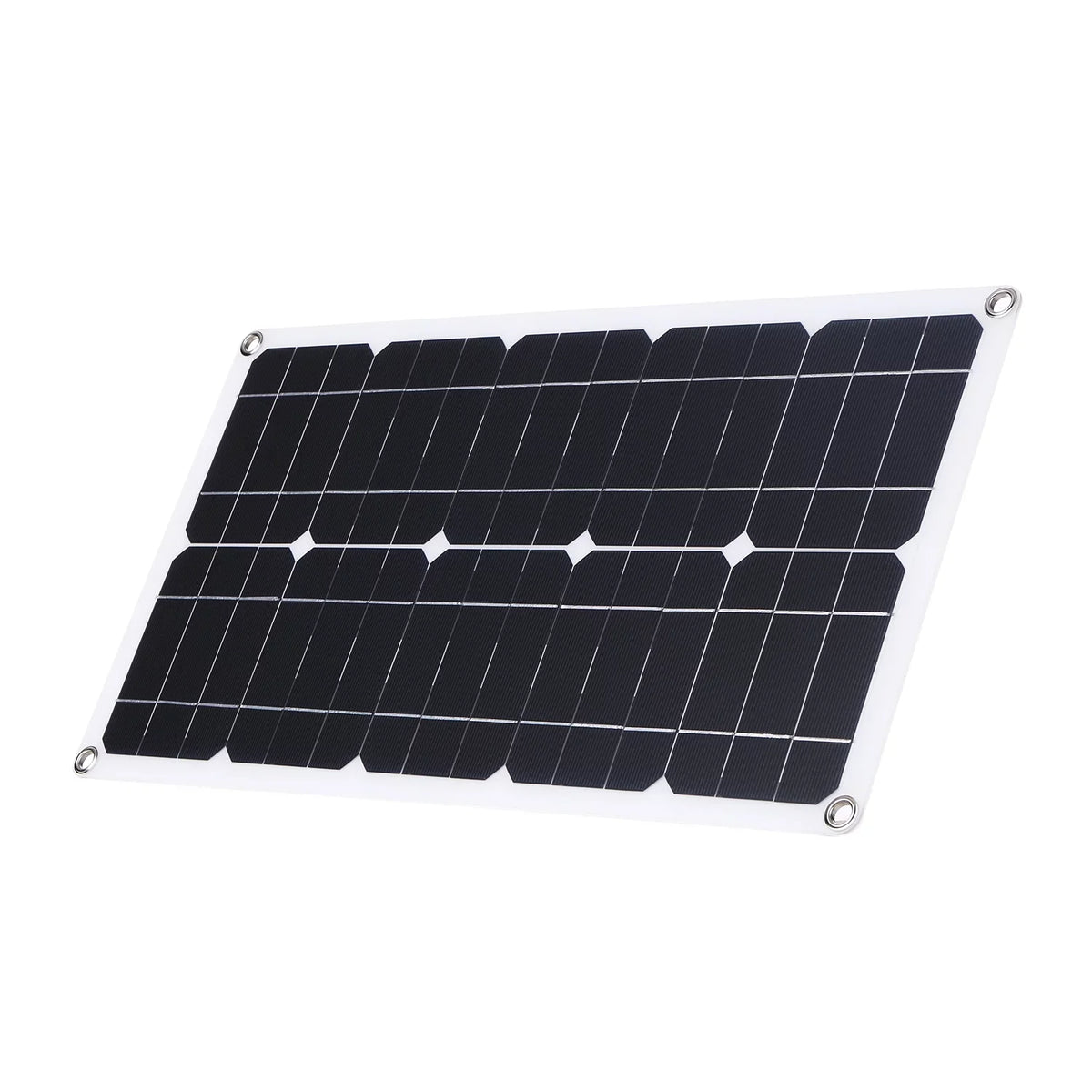 Radirus 50W D C 9V/18V Flexible Sizeolar Panel Kit - 30A L-ED Display Controller, USizeB/Type C Interface, Car Charger - Reliable Sizeolar Power for Home