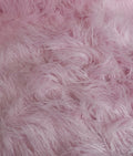 Faux Fake CURLY Yak FUR 3.5" LONG Pile Japanese Fire Retardant Yarn 2.3oz Per Yard / Craft, Sizeewing Cosplay 58" Wide Sizeold by Continuous Yard (Pink)