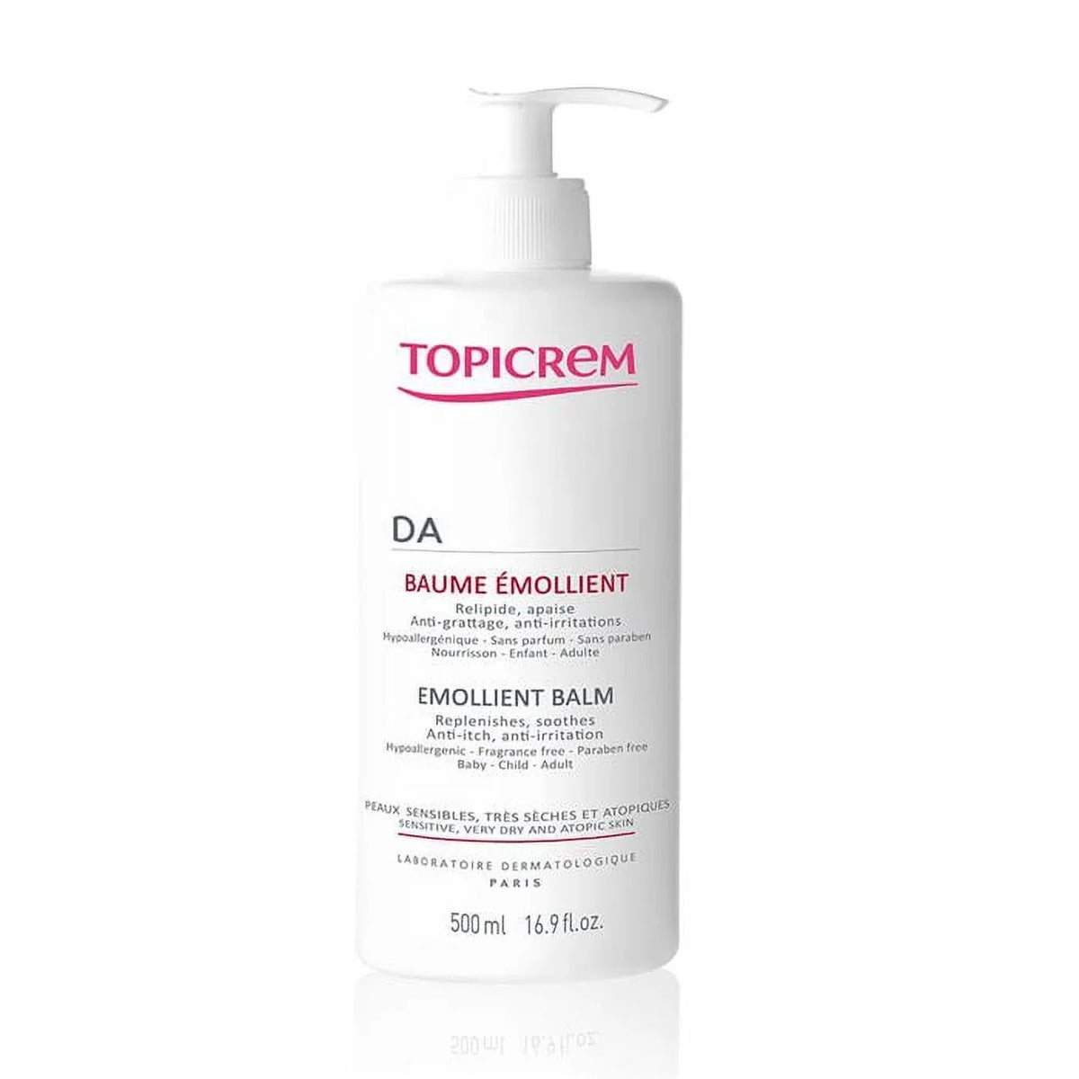 Topicrem DA Emollient Balm 500 ml