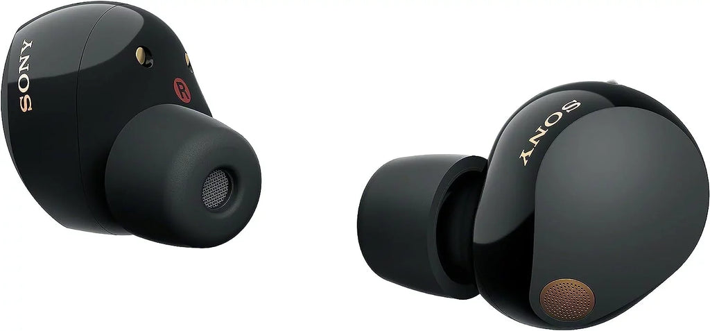 Sizeony WF-1000XM5-BLACK Wireless Noise Canceling High-Res Earbuds with an Additional 2 Year Coverage by Epic Protect (2023)