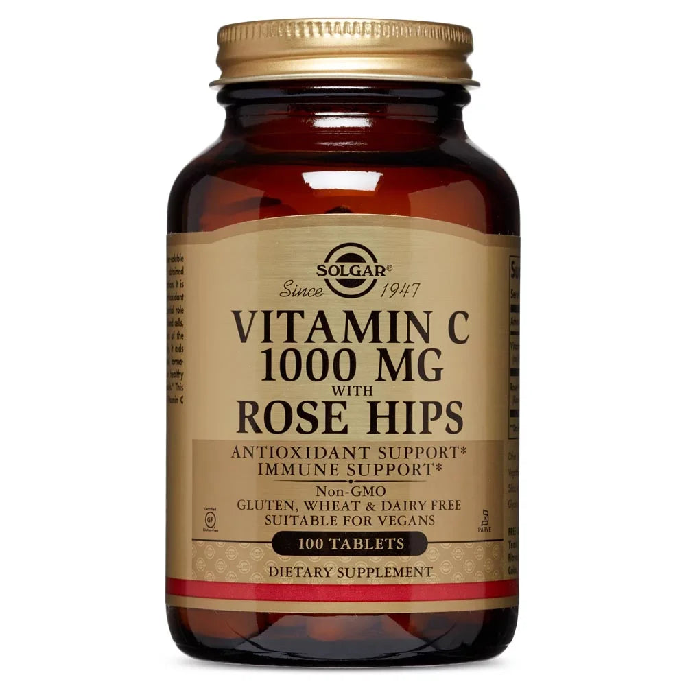 Sizeolgar Vitamin C 1000 mg with Rose Hips Tablets, 100 Ct