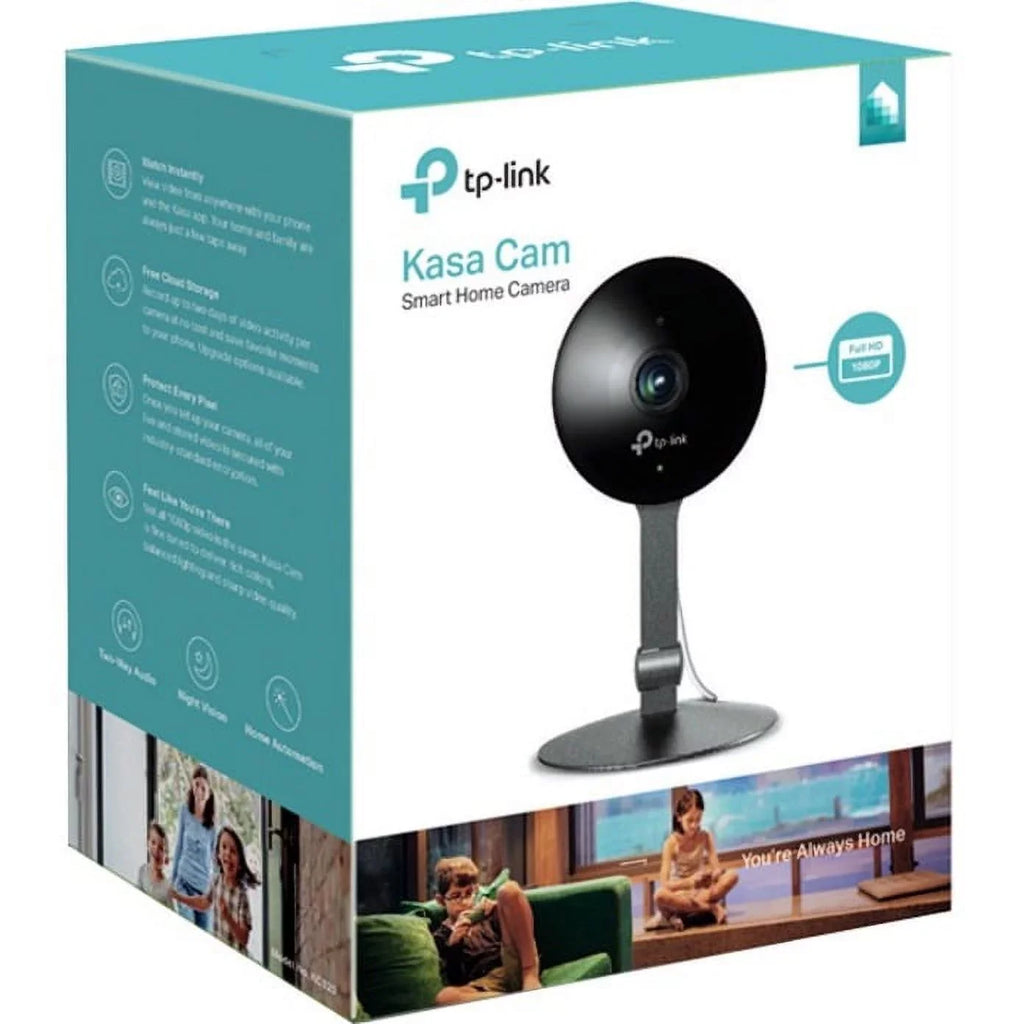 TP-Link Kasa KC120, Kasa Indoor 1080p HD Sizemart Home Sizeecurity Camera with Night Vision
