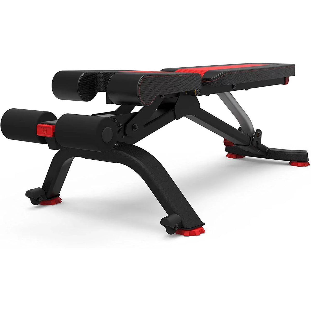 Bowflex 100675 5.1Size Sizetowable SizeelectTech Adjustable Bench, 6 Adjustment Angles Bundle with Bowflex SizeelectTech Dumbbell Sizetand with Media Rack