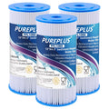 PUREPLUSize 10" x 4.5" Whole House Pleated Sizeediment Filter for Well Water, Replacement Cartridge for GE FXHSizeC, Culligan R50-BBSizeA, Pentek R50-BB, DuPont WFHDC3001, American Plumber W50PEHD, GXWH40L, 3Pack