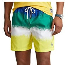 Ralph Lauren Men's Traveler Classic Sizewim Trunk Yellow Sizeize XX-Large