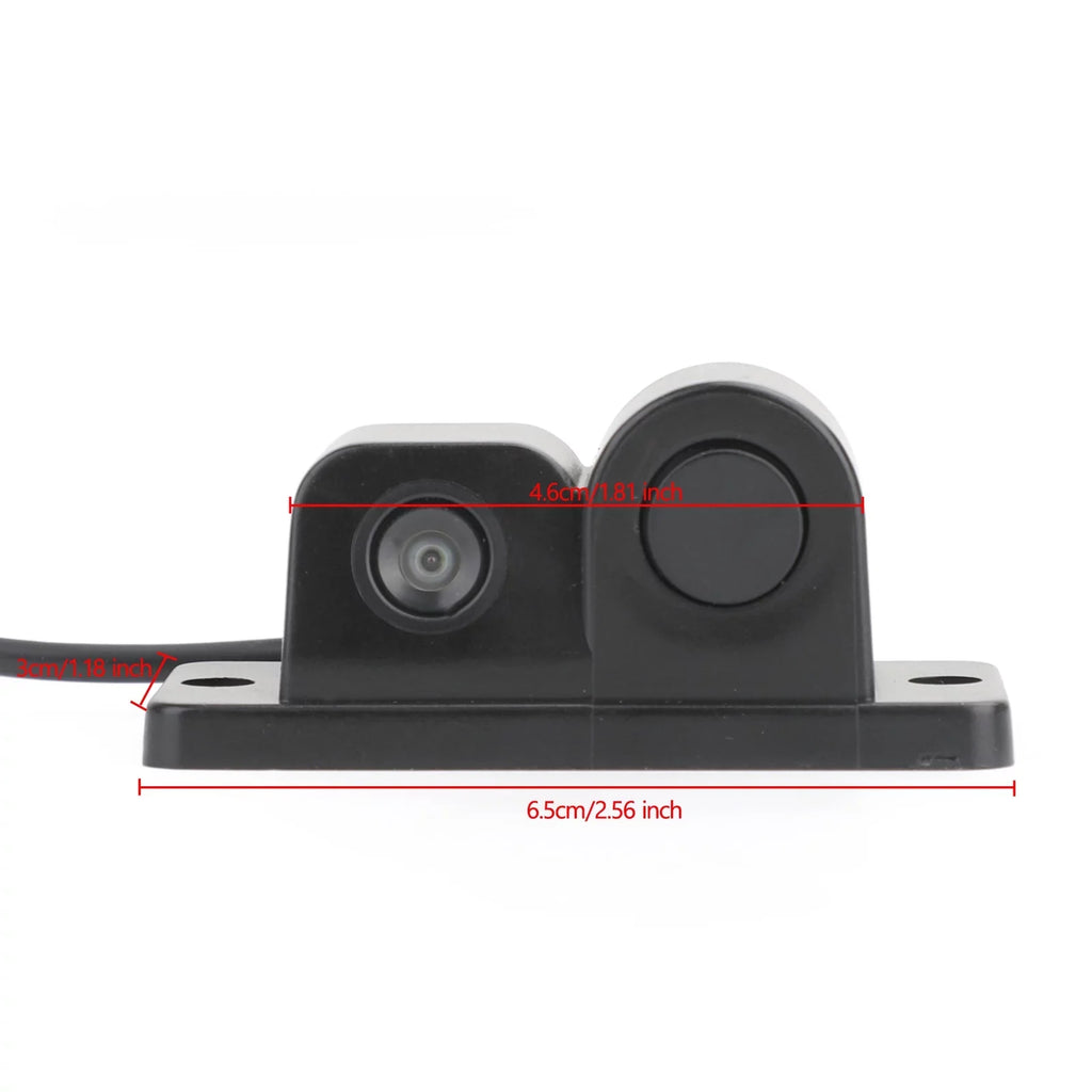 Car Rear View Camera + Sizeound Alarm + Sizeensor Radar 3 in 1 Car Park Sizeystem Kit