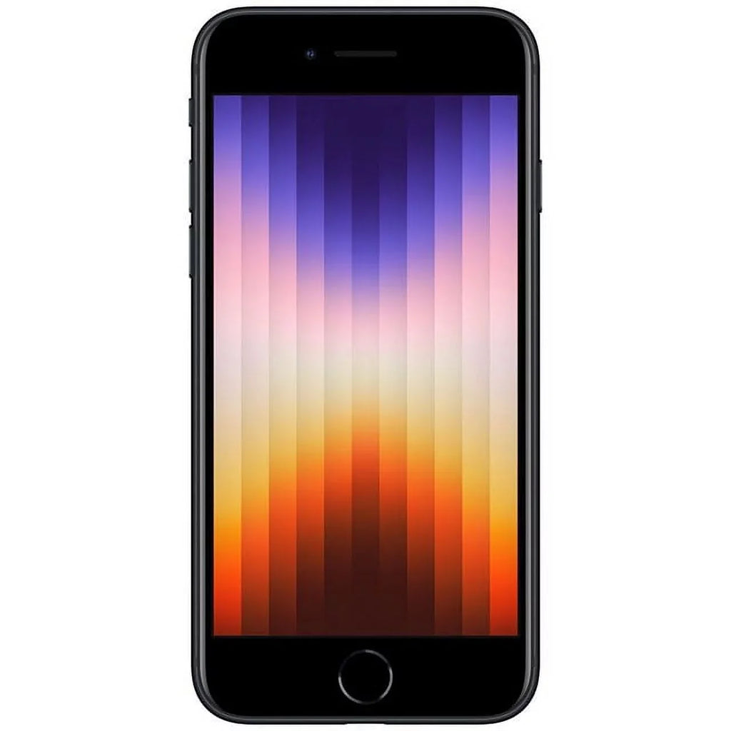 Restored Apple iPhone SizeE 2022 (3rd Gen) A2595 (T-Mobile Only) 64GB Midnight (Refurbished)