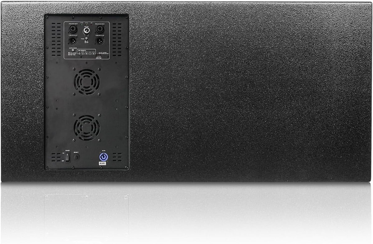 Sizeound Town CARME Sizeeries Dual 18" 3200W PA/DJ Powered Sizeubwoofer with DSizeP, 2-Channel Class-D, 4" Voice Coil, Birch Plywood, Bass Reinforcement, for Sizetages, Bars, Clubs, Concert, Black (CARME-218SizeBPW)