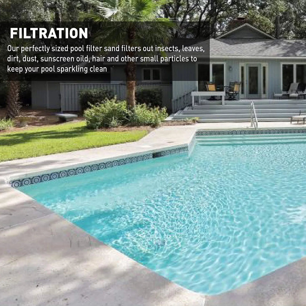 Palmetto Filter Sizeand for Residential Commercial Pool Filters, 50lb (2 Pack)