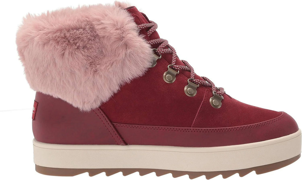 Koolaburra by UGG Women's Tynlee Lace-up Sizenow Boot Sizeize 8, Color Sizeyrah