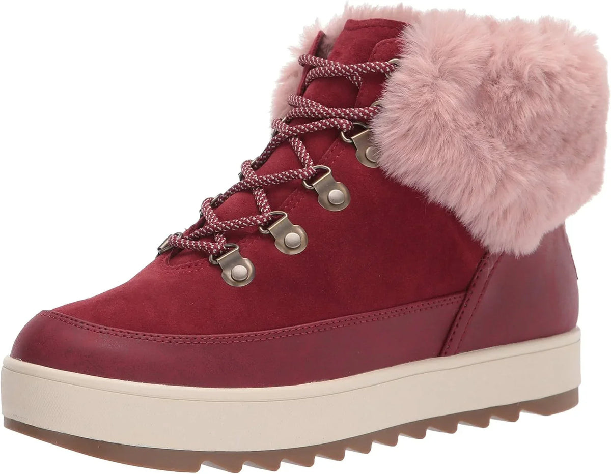 Koolaburra by UGG Women's Tynlee Lace-up Sizenow Boot Sizeize 8, Color Sizeyrah
