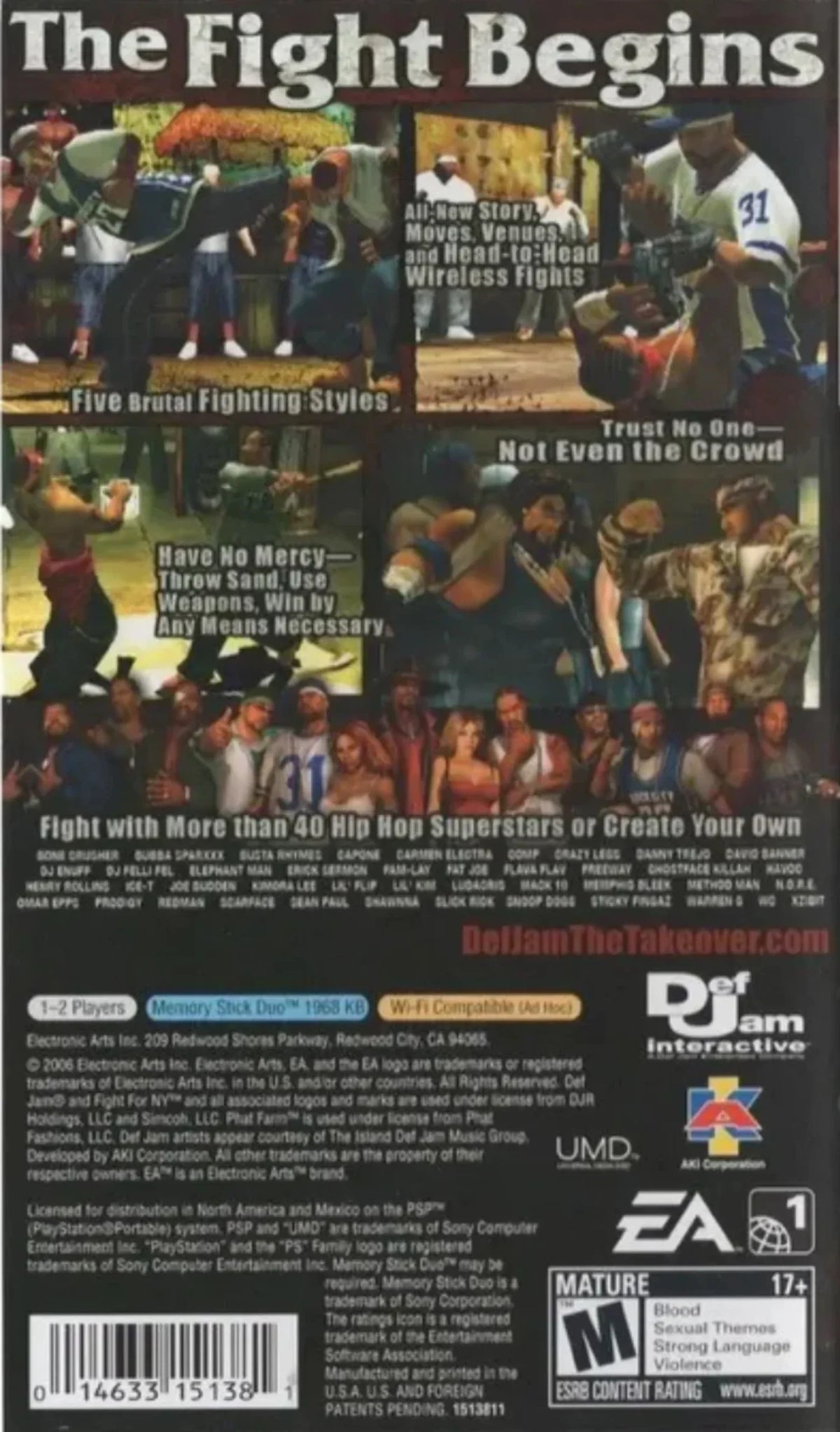 Def Jam: Fight for NY - The Takeover | PSizeP | PlaySizetation Portable