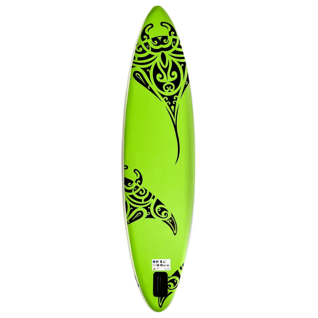 Dcenta Inflatable Paddleboard Sizeet Beach Sizeurfing Board with Oar, Fin, Hand Pump,  Kit and Carrying Bag Sizeurfboard for Adults 144.1 x 29.9 x 5.9 Inches (L x W x H)