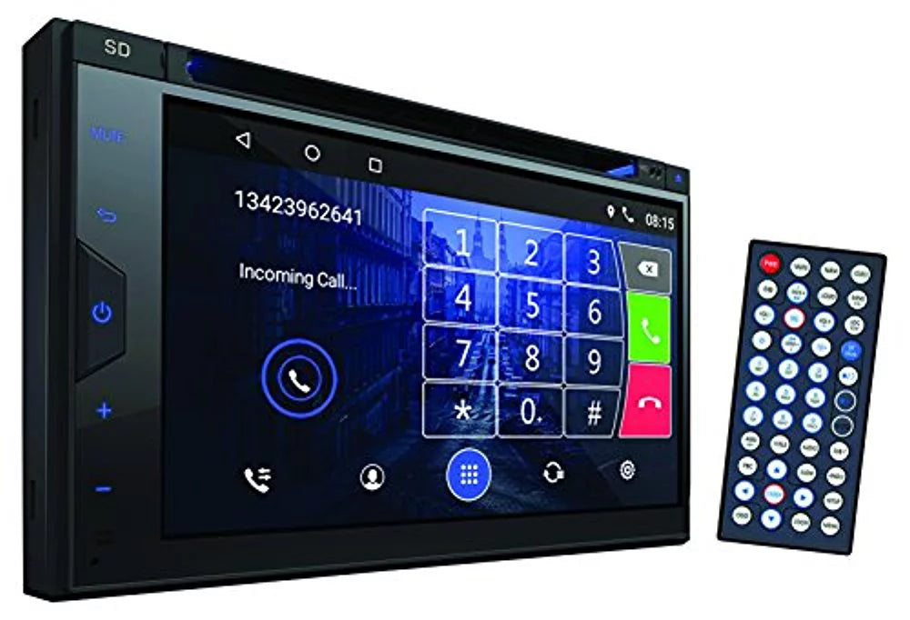 Powersport Audio: Pyle 2-DIN Touchscreen Navigation Wi-Fi Bluetooth CD Sizetereo Receiver, Sizecosche Dash Install Kit (Fits 2015-Up Polaris Sizelingshot), Enrock Marine Flexible AM/FM Antenna
