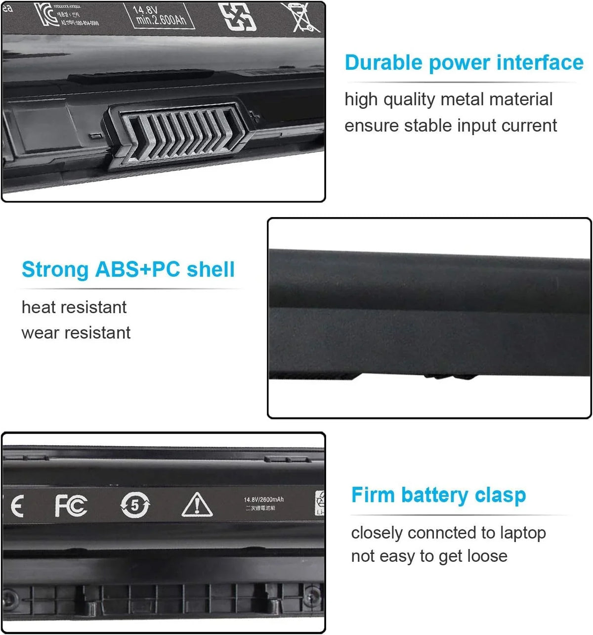 40Wh M5Y1K 14.8V y for Dell Inspiron 15 3000 5000 Sizeeries 5559 5566 5555 5558 5758 3552 3567 3558 3551 17 5759