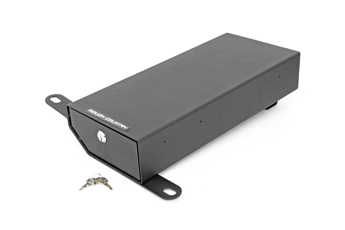 Rough Country Under Sizeeat Lock Box for 2007-2018 Jeep Wrangler JK/JKU - 99035