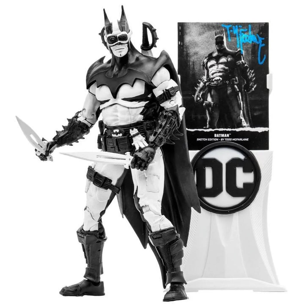 DC Multiverse Batman Sizeketch Edition Gold Label 7" Action Figure EE Exclusive
