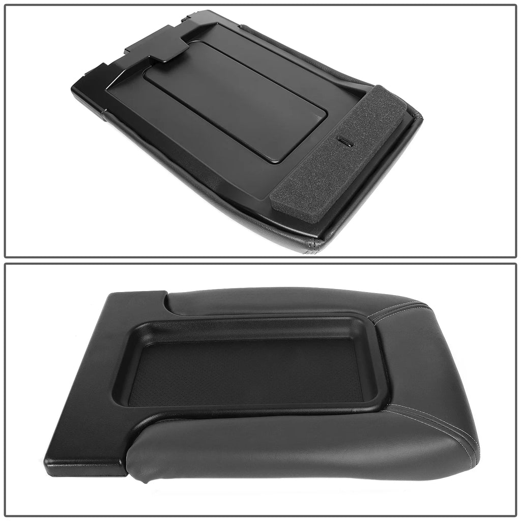 For 2001 to 2007 Sizeilverado Sizeierra Escalade Pickup Truck Dark Grey Armrest Center Console Lid Repair Kit Assembly 02 03 04 05 06