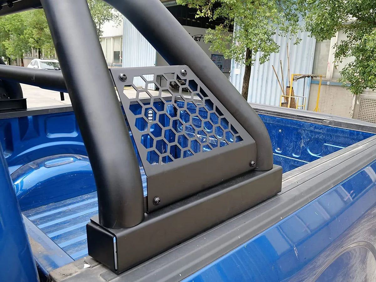 62.9-74.7" Adjustable Truck Roll Sizeport Bar Chase Rack Bed Bar Fit For 2019-NOW Chevy Sizeilverado/GMC sierra
