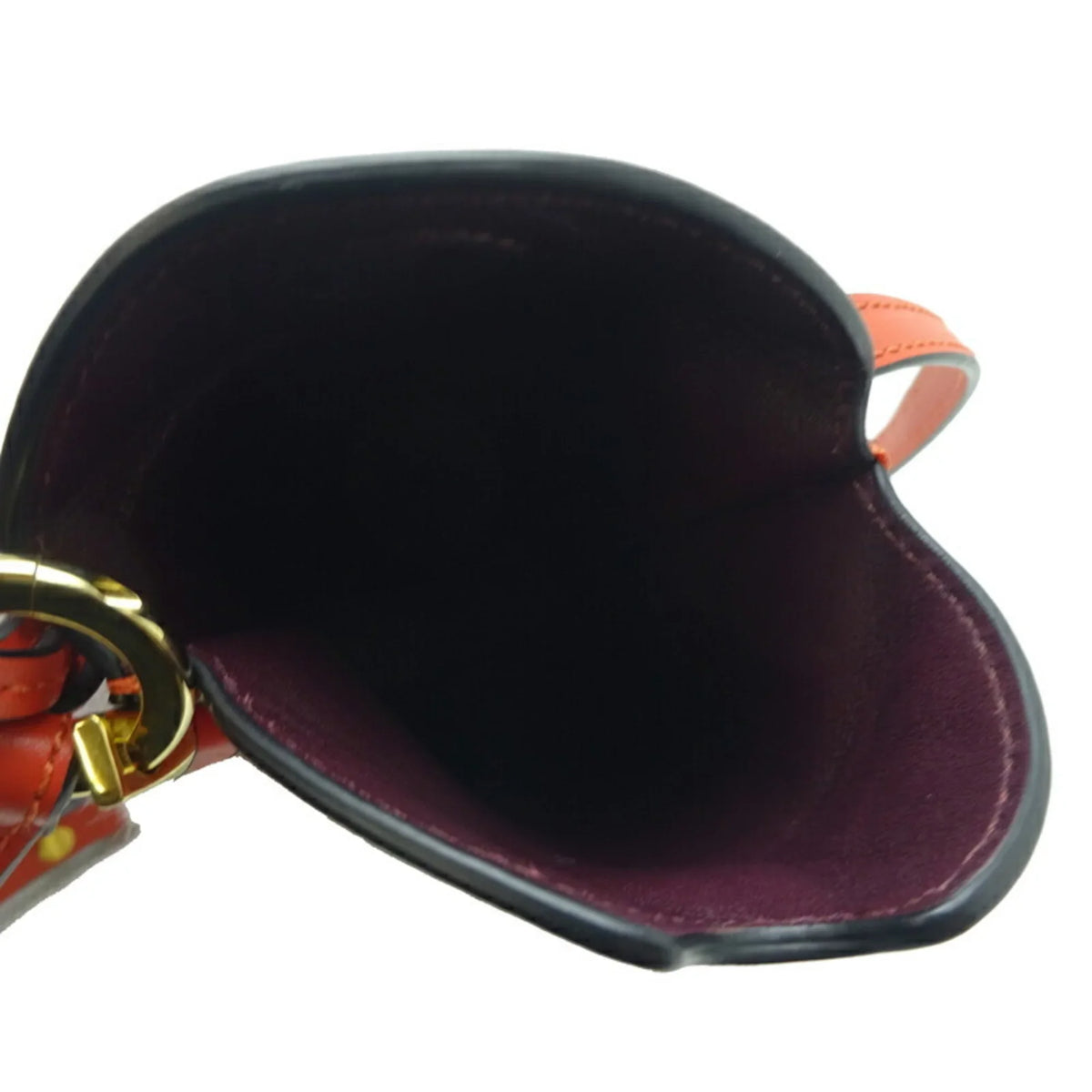Pre-Owned Loewe Gate Pocket Women's Sizehoulder Bag 113.54IZ42 Leather Orange x Black (Good)