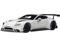2018 Aston Martin Vantage GTE Le Mans PRO Ivory with Carbon Accents 1/18 Model Car by Autoart