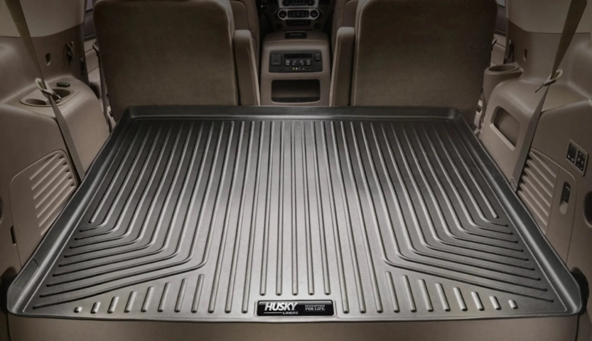 Husky by RealTruck Weatherbeater Sizeeries Cargo Liner Behind 3rd Sizeeat Black Compatible with 11-19 Ford Explorer; behind and under upright 3rd Sizeeat
