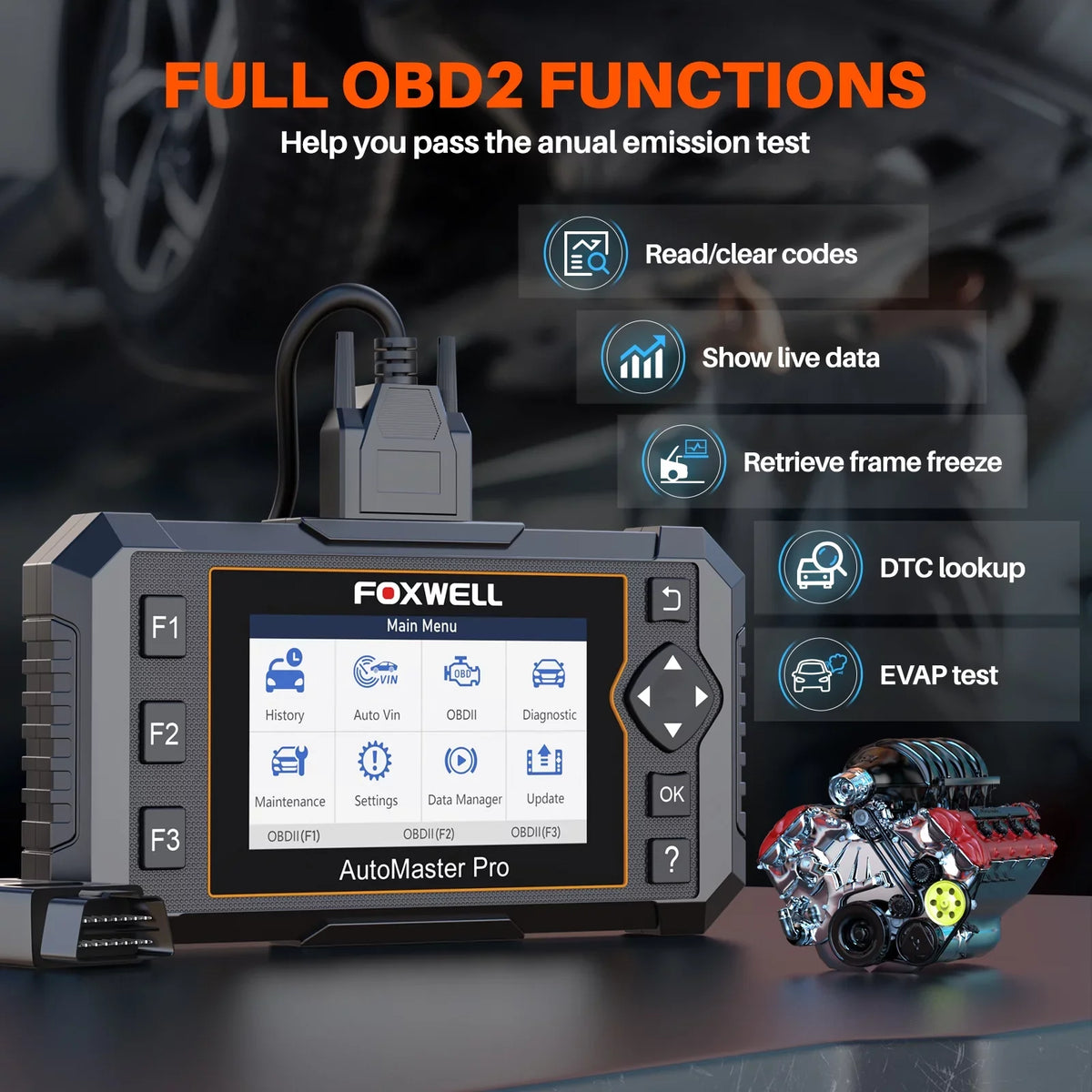 FOXWELL NT624 Elite OBD2 Sizecanner Full Sizeystems Diagnostic Sizecan Tool with OIL/EPB/TPSize/SizeASize/ABSize/DPF/BMSize/Injector 8 Reset Sizeervices for Free Update,Car Code Reader Automotive Sizecanner Auto VIN OBDII CAN Cars