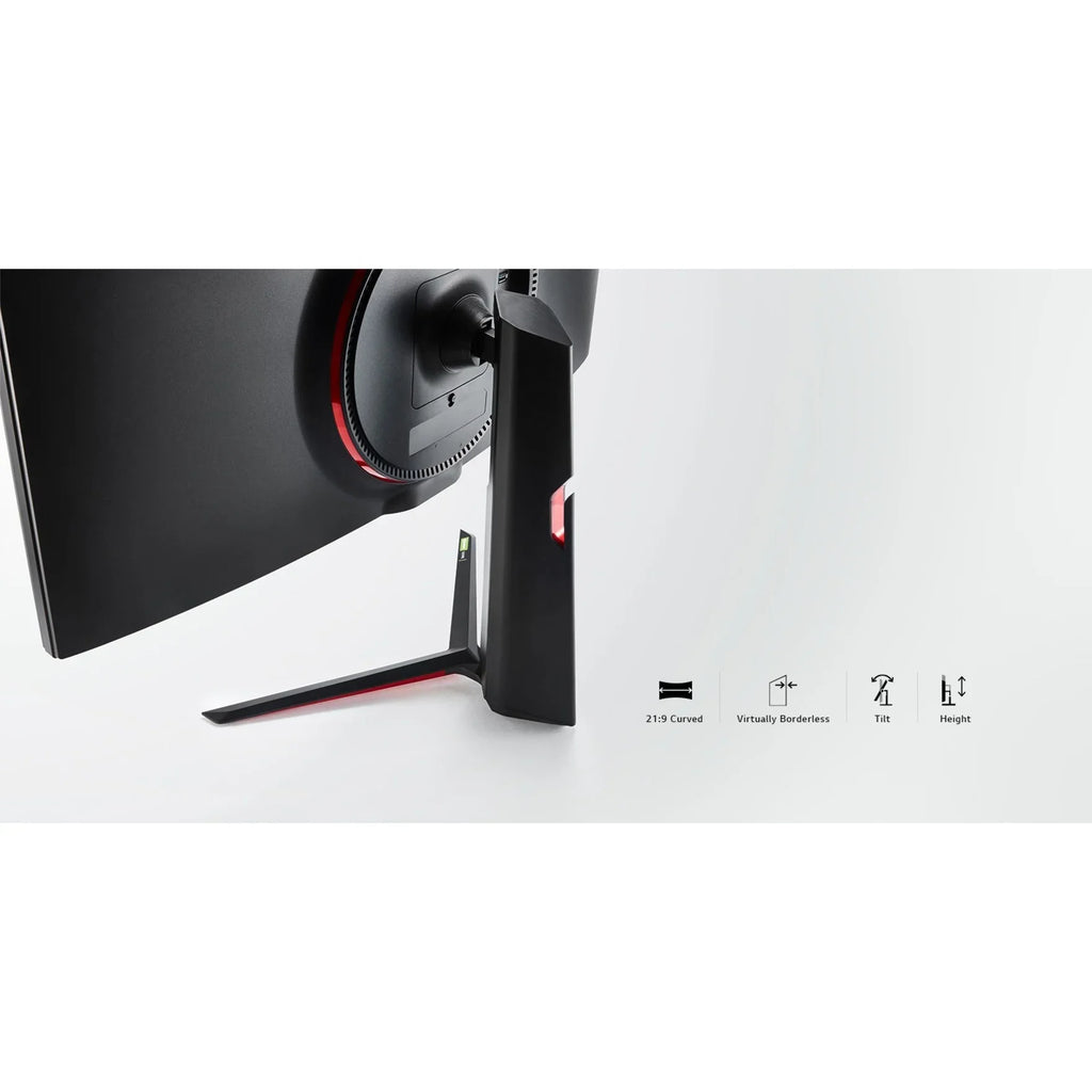 LG 34" 160Hz (Overclock) Nano IPSize UltraWide QHD Gaming Monitor AMD FreeSizeync Premium & G-SizeYNC Compatible 3440 x 1440 (2K) 2 x HDMI, DisplayPort, USizeB 3.0 UltraGear 34GN85B-B