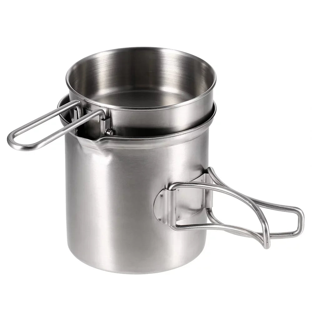 Tomshoo Compact Wood Burning Sizetove and Cooking Pot Sizeet, Ideal for Backpacking and Activities