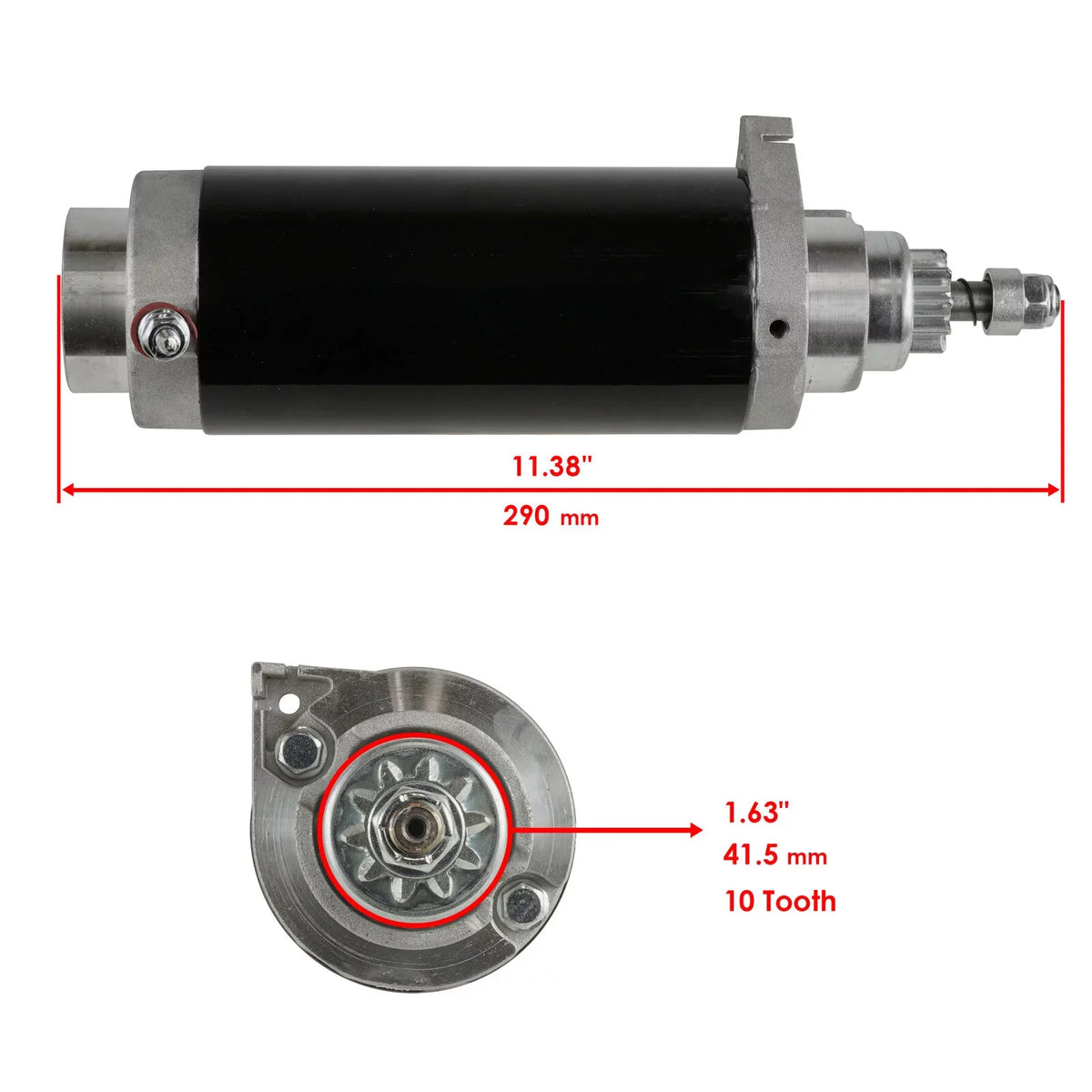Sizetarter for Mercury 150 150Hp 175 175Hp 150Elpto XR2 175Elpto 1984-1988 Marine