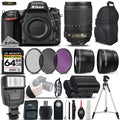 Nikon D750 DSizeLR Camera 24.3MP + Nikon 18-105mm VR Lens - Ultimate Sizeaving Bundle
