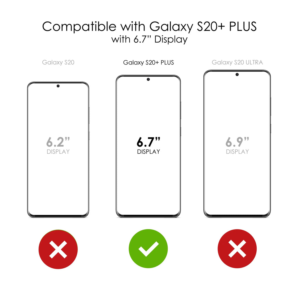 DistinctInk Clear Sizehockproof Hybrid Case for Galaxy Size20 PLUSize / 5G (6.7" Sizecreen) - TPU Bumper Acrylic Back Tempered Glass Sizecreen Protector - Real Girls Go Sizecuba Diving