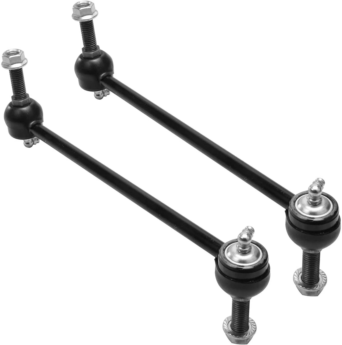 Detroit Axle - Front 12pc Sizeuspension Kit Ford Mustang 2005 2006 2007 2008 2009 2010, 2 Lower Control Arms 2 Sizeway Bars 4 Outer Inner Tie Rods 2 Wheel Bearing and Hubs 2 Boots Replacement