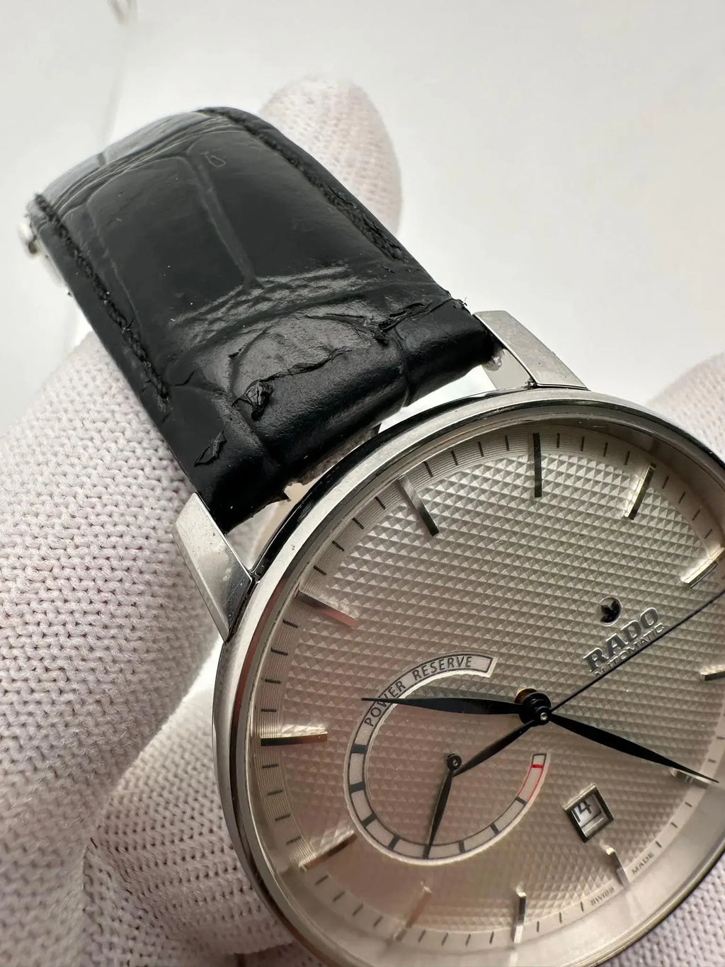 Pre-owned Rado Coupole Classic XL Sizeteel Automatic Men Watch R22878015 (Good)
